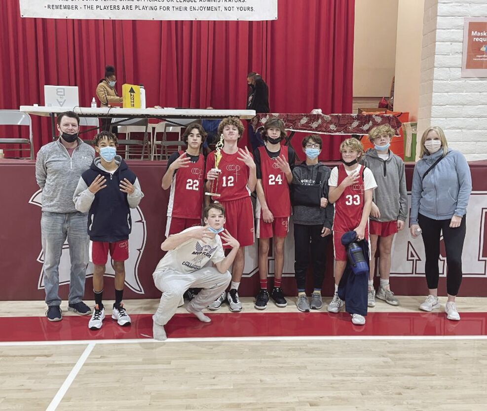 Catholic Community of Pleasanton's Catholic Youth Organization Basketball Team Wins Hardwood Holiday Classic Basketball Tournament